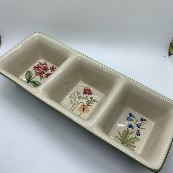 LONGABERGER Botanical Fields Relish Condiment Dish - Picture 11 of 11